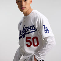 Los Angeles Dodgers Mookie Betts White jersey – view 10