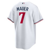 Minnesota Twins Joe Mauer White jersey – view 4