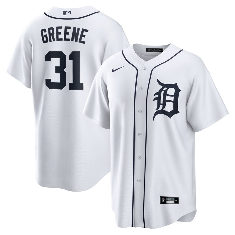 Detroit Tigers Riley Greene White jersey – view 1