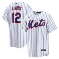 New York Mets Francisco Lindor White jersey – view 1