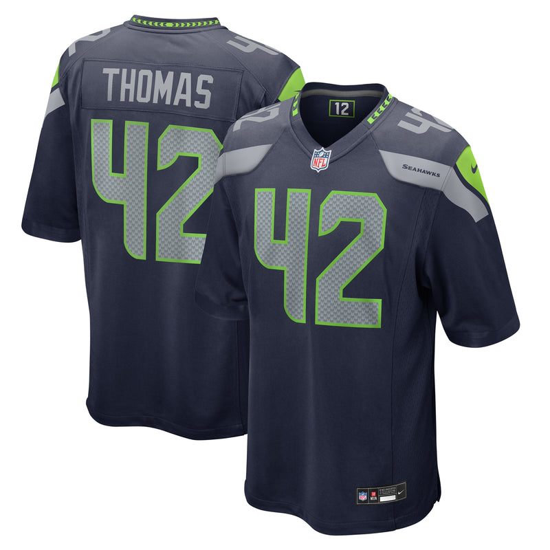 Seattle Seahawks Drake Thomas Navy jersey – view 1