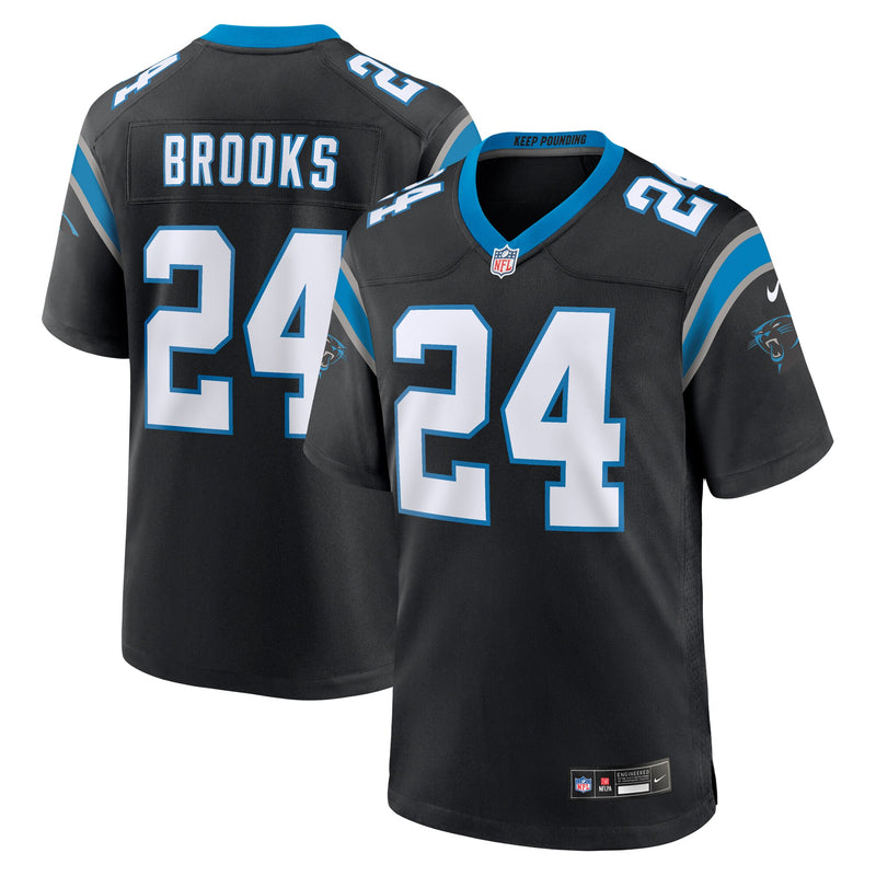 Carolina Panthers Jonathon Brooks Black jersey – view 1