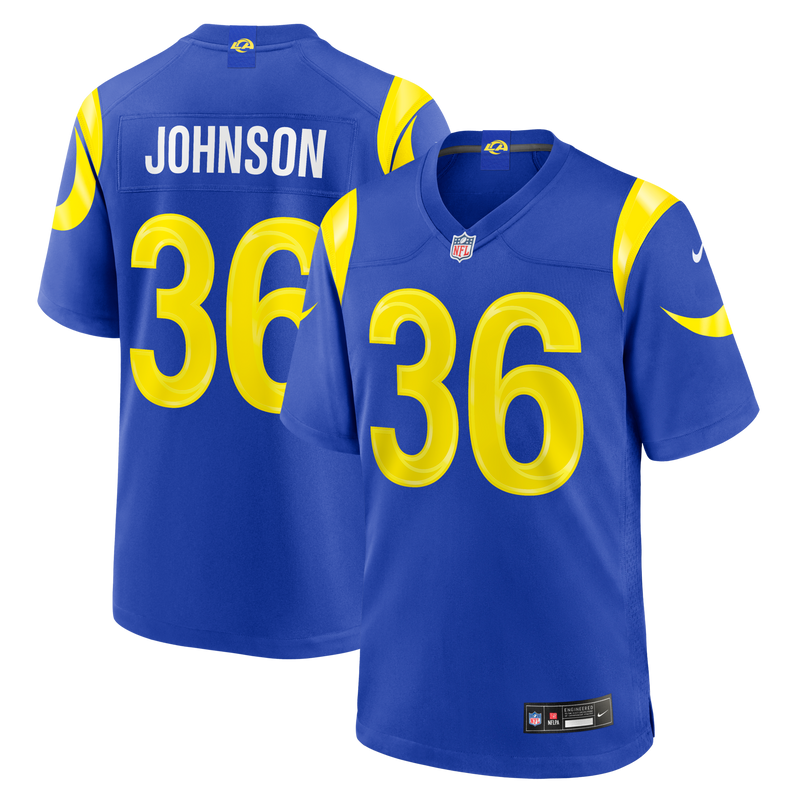 Los Angeles Rams Alex Johnson Royal jersey – view 1