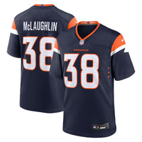 Denver Broncos Jaleel McLaughlin Navy jersey – view 1