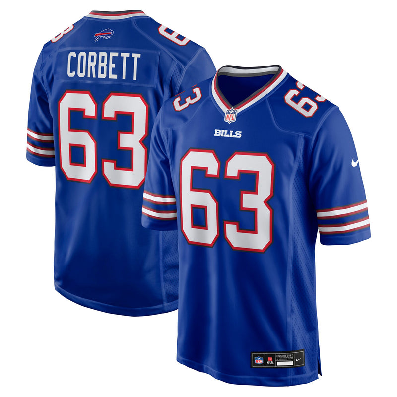 Buffalo Bills Austin Corbett Royal jersey – view 1