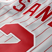 Cincinnati Reds Deion Sanders Gray jersey – view 6