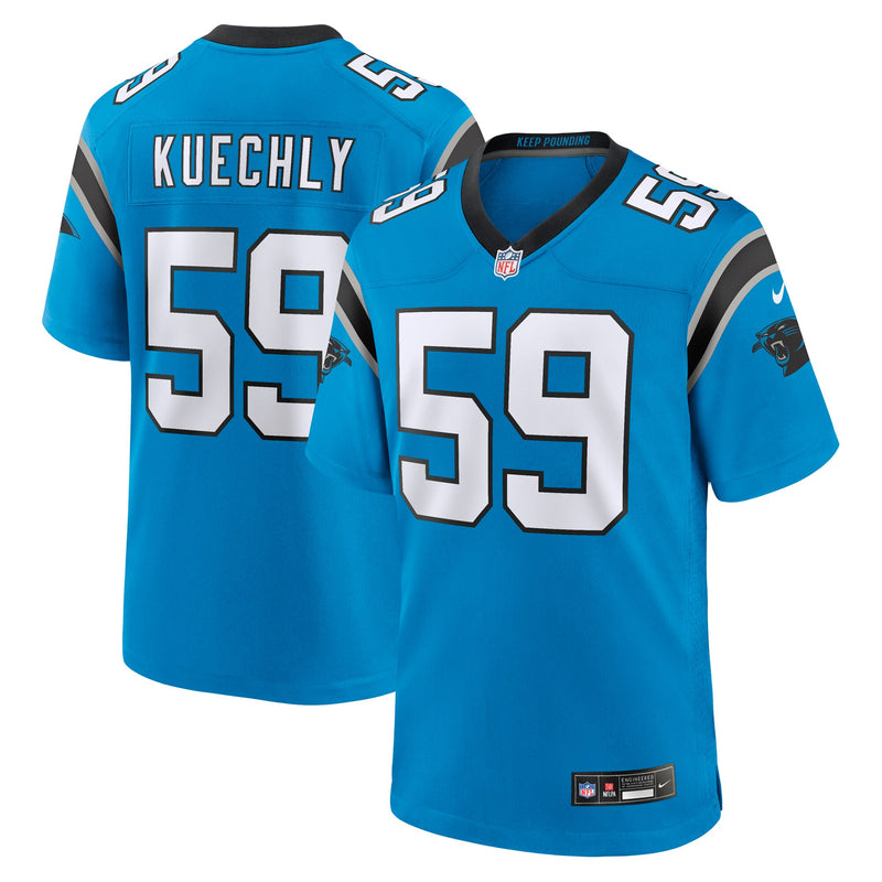 Carolina Panthers Luke Kuechly Blue jersey – view 1