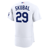 Los Angeles Dodgers Tarik Skubal White jersey – view 4