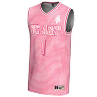 North Carolina A&T Aggies Pink jersey – view 3