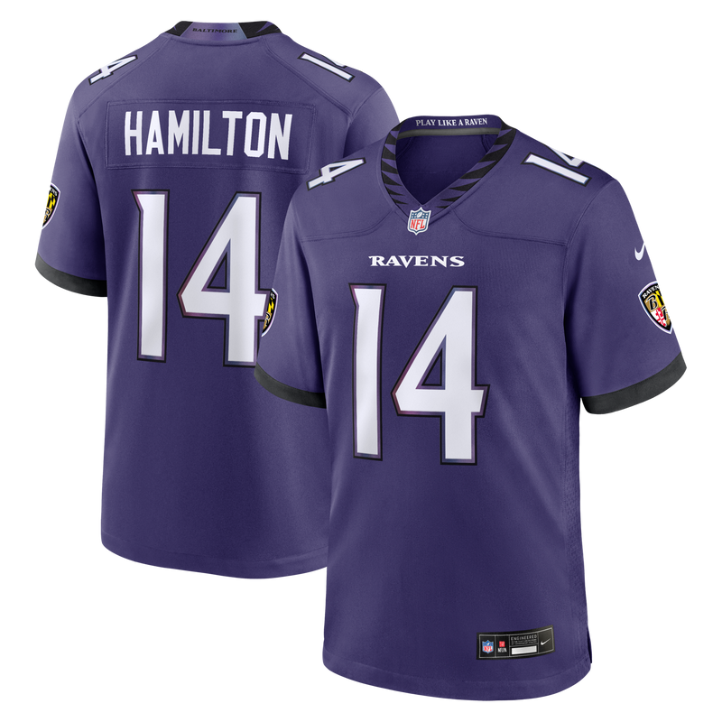 Baltimore Ravens Kyle Hamilton Purple jersey – view 1