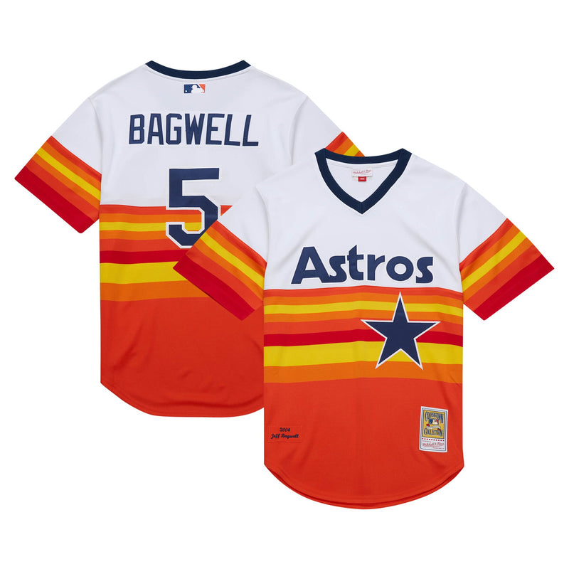 Houston Astros Jeff Bagwell White jersey – view 1
