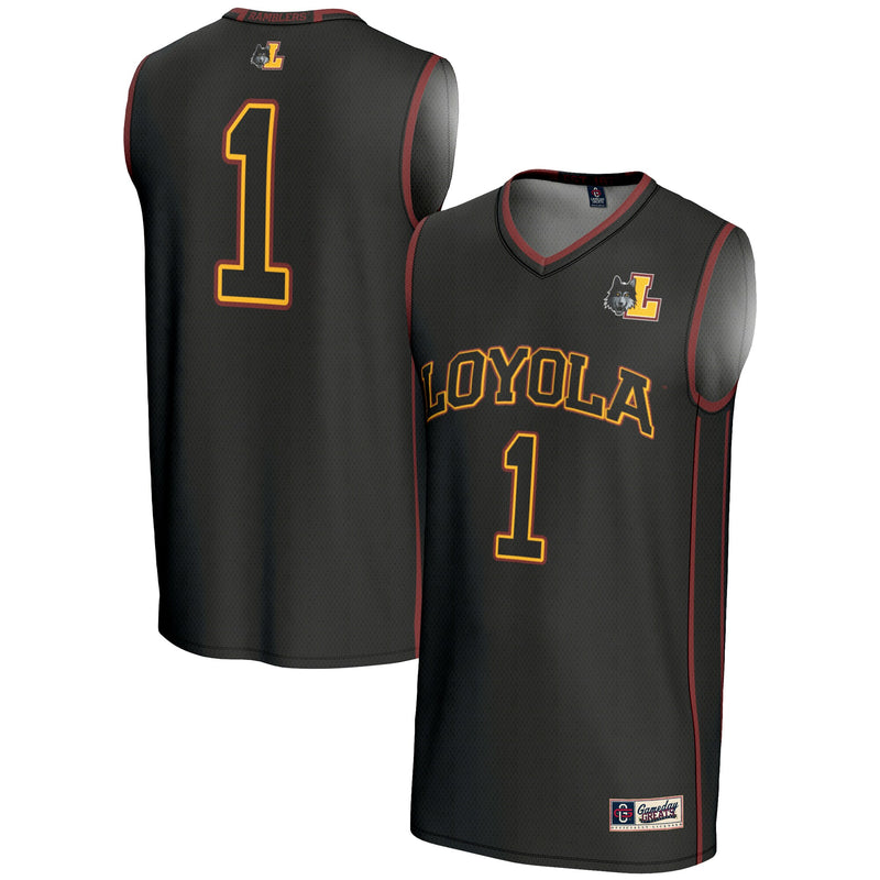 Loyola Chicago Ramblers Black jersey – view 1