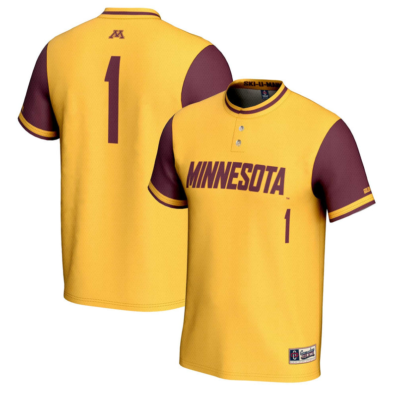 Minnesota Golden Gophers Gold jersey – view 1