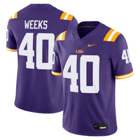 LSU Tigers Purple jersey – view 2