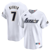 Houston Astros Craig Biggio White jersey – view 1