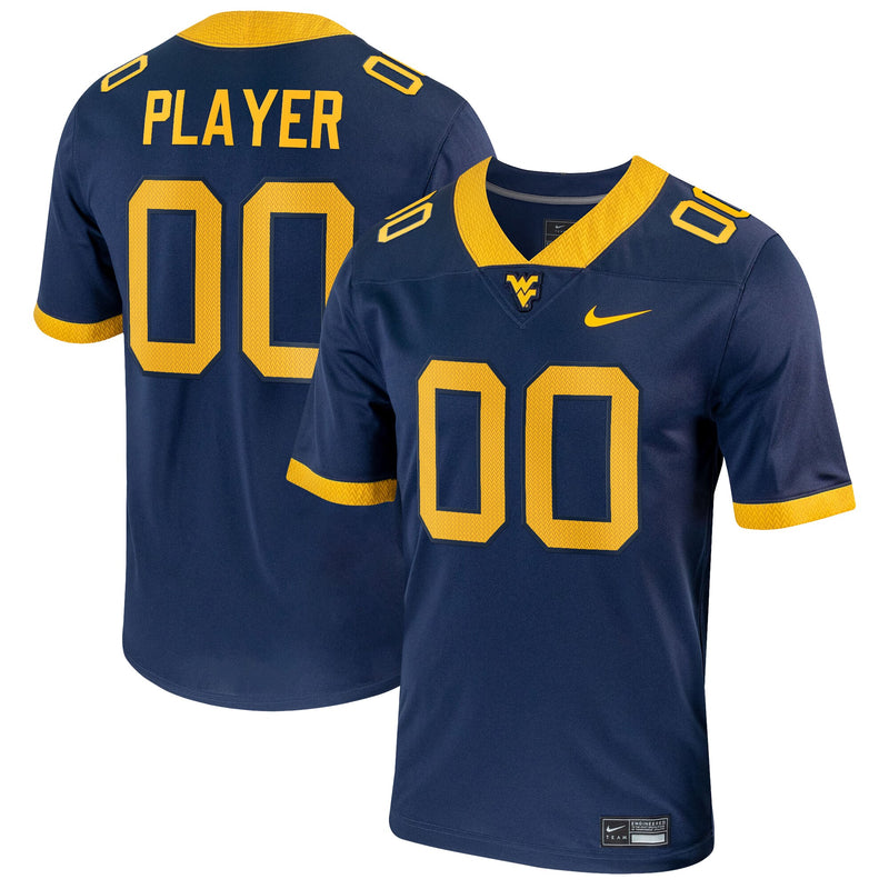 West Virginia Mountaineers Navy jersey – view 1