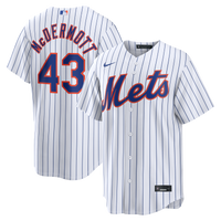 New York Mets Chayce McDermott White jersey – view 1