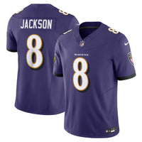 Baltimore Ravens Lamar Jackson Purple jersey – view 2