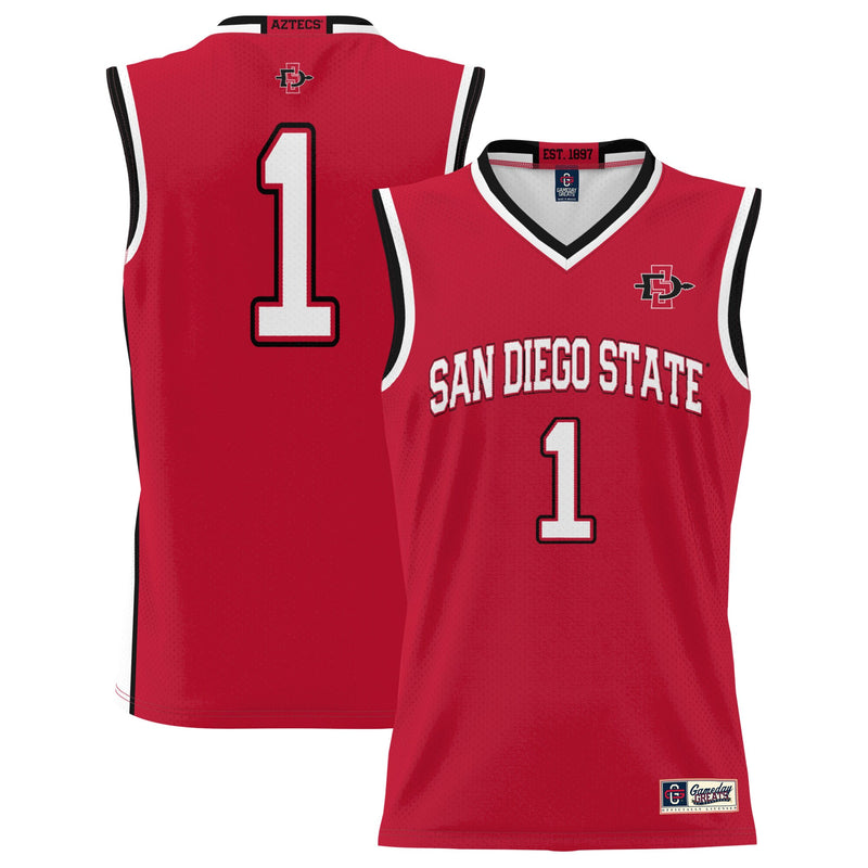 San Diego State Aztecs Scarlet jersey – view 1