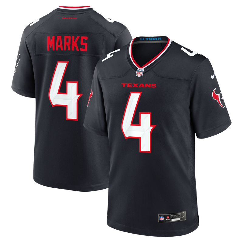 Houston Texans Woody Marks Navy jersey – view 1