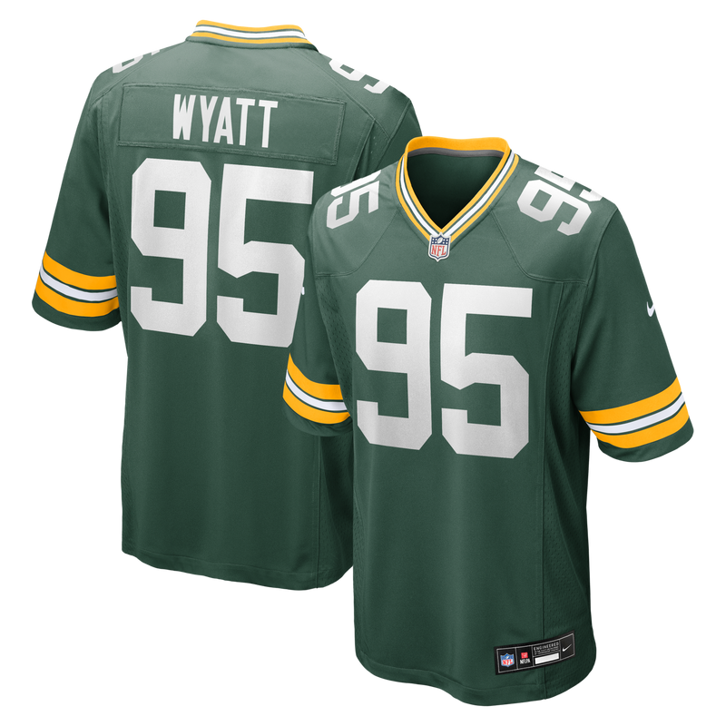 Green Bay Packers Devonte Wyatt Green jersey – view 1