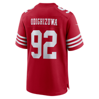 San Francisco 49ers Osa Odighizuwa Scarlet jersey – view 3
