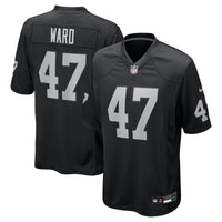 Las Vegas Raiders Alex Ward Black jersey – view 1