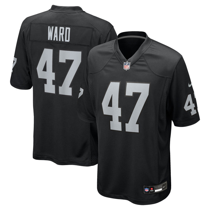 Las Vegas Raiders Alex Ward Black jersey – view 1
