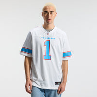 Tennessee Titans Cameron Ward White jersey – view 3