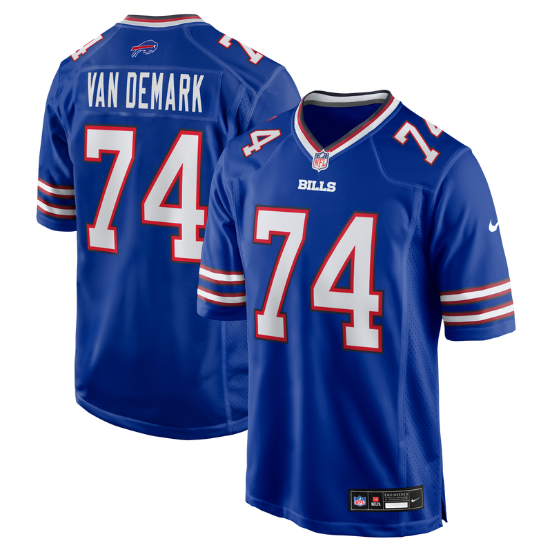 Buffalo Bills Ryan Van Demark Royal jersey – view 1