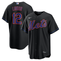 New York Mets Francisco Lindor Black jersey – view 1