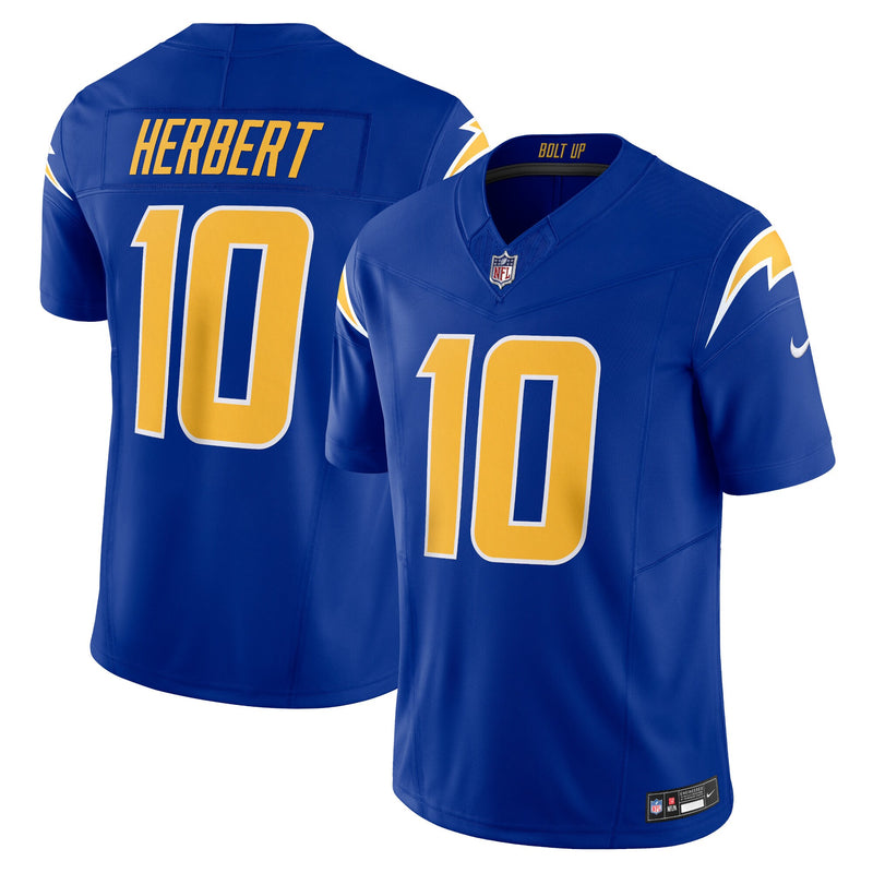 Los Angeles Chargers Justin Herbert Royal jersey – view 1