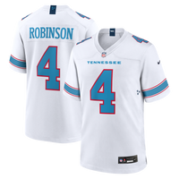 Tennessee Titans Wan'Dale Robinson White jersey – view 2