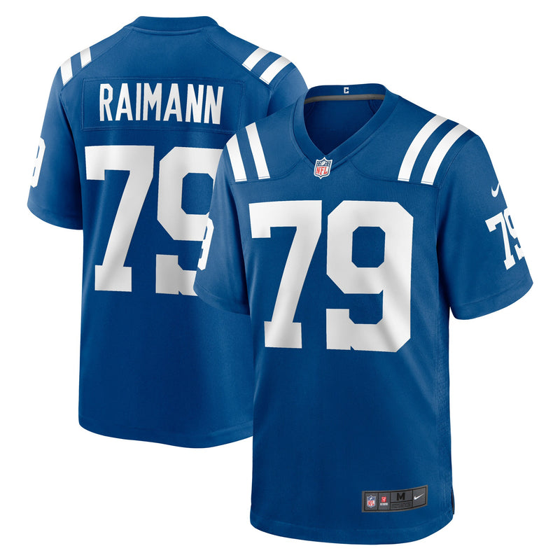 Indianapolis Colts Bernhard Raimann Royal jersey – view 1