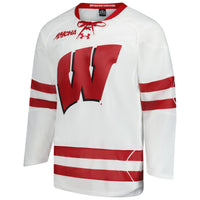 Wisconsin Badgers White jersey – view 3