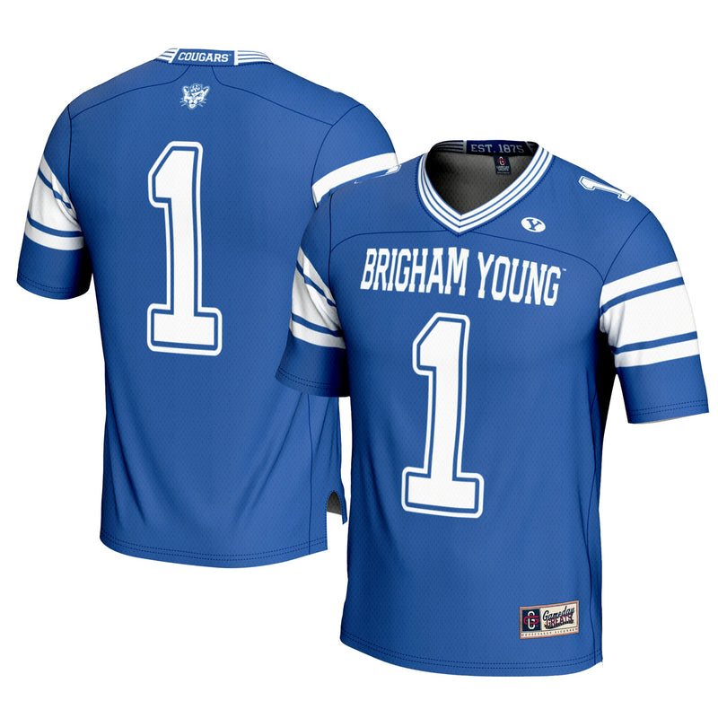 BYU Cougars Royal jersey – view 1