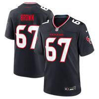 Houston Texans Evan Brown Navy jersey – view 1
