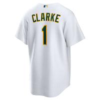 Athletics Denzel Clarke White jersey – view 4