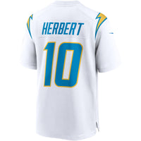 Los Angeles Chargers Justin Herbert White jersey – view 4