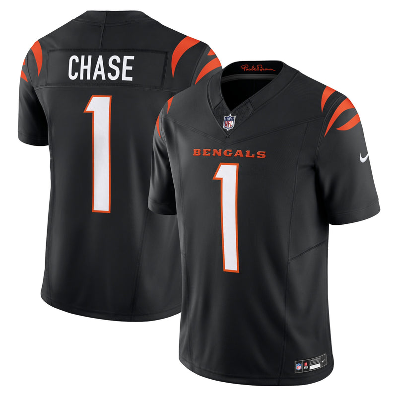 Cincinnati Bengals Ja'Marr Chase Black jersey – view 1