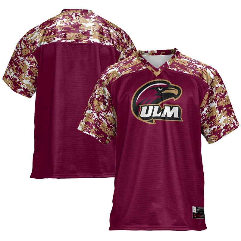ULM Warhawks GameDay Greats Maroon jersey – view 1