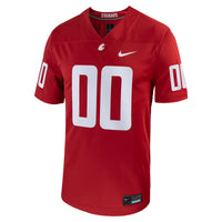 Nike Crimson Washington State Cougars Football Custom Game Jersey – view 3