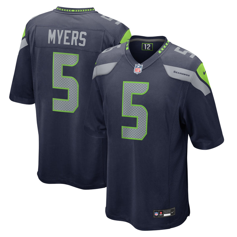 Seattle Seahawks Jason Myers Navy jersey – view 1