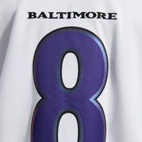 Baltimore Ravens Lamar Jackson White jersey – view 12