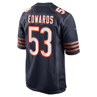 Chicago Bears TJ Edwards Navy jersey – view 4