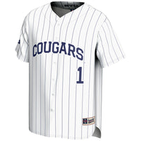 BYU Cougars Lightweight Baseball White jersey – view 3