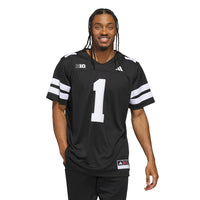 adidas Nebraska Huskers Black jersey – view 3