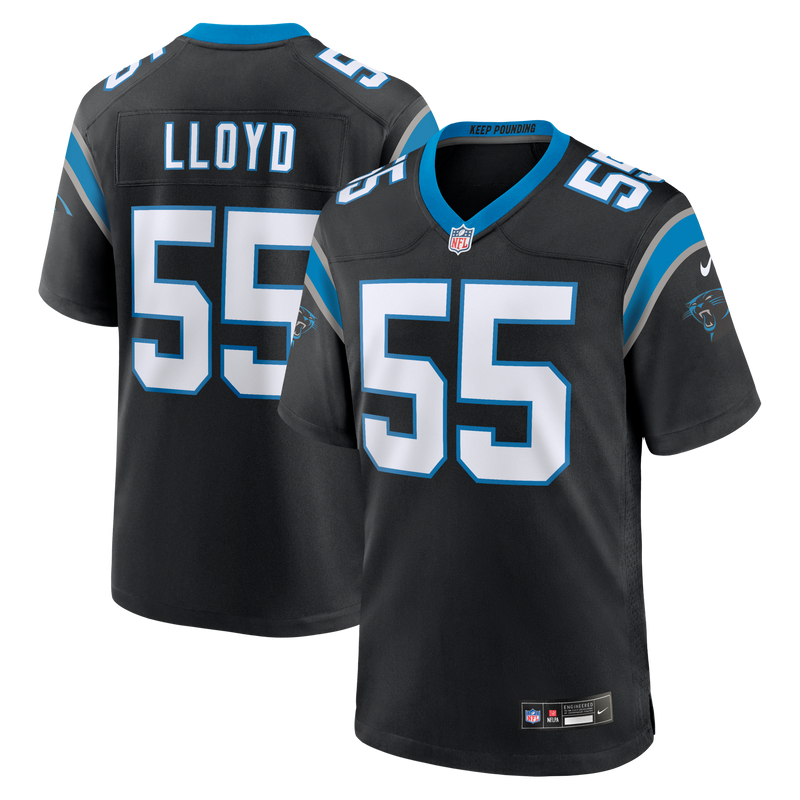 Carolina Panthers Devin Lloyd Black jersey – view 1