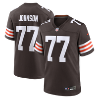 Cleveland Browns Zion Johnson Brown jersey – view 1