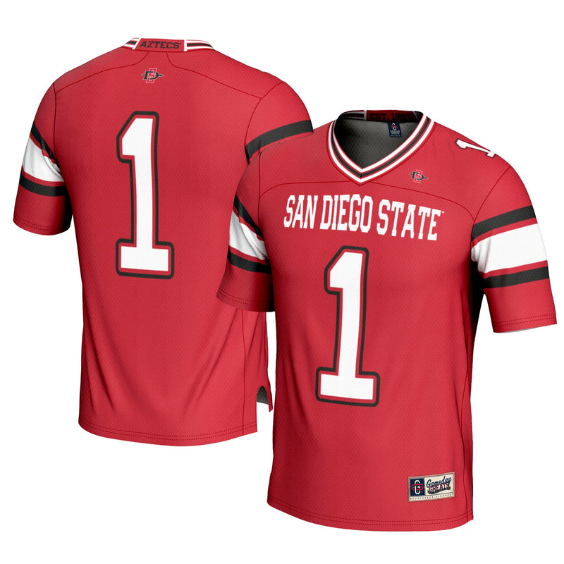San Diego State Aztecs Cardinal jersey – view 1